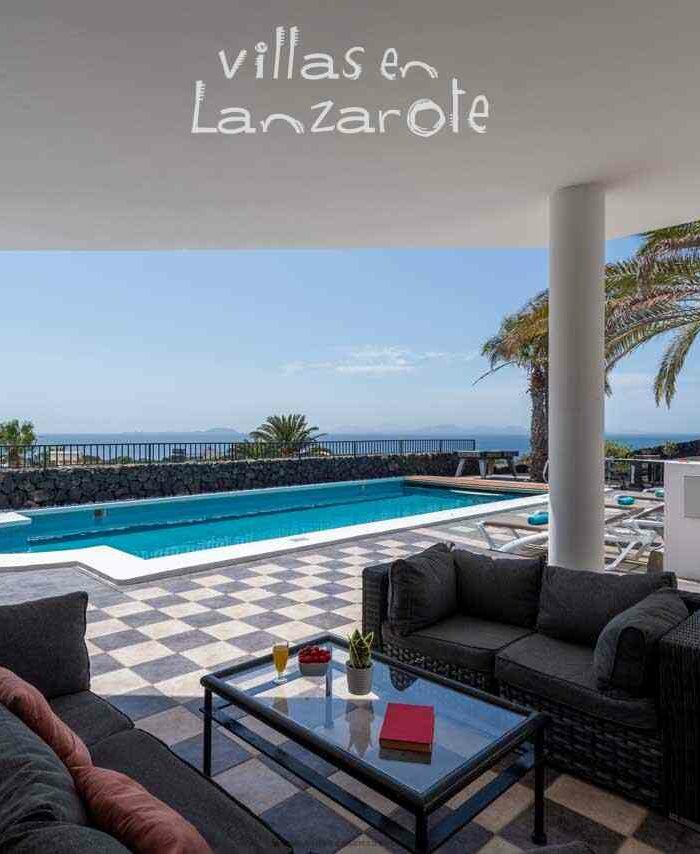 Villa Rodea, Lanzarote - Sofá piscina